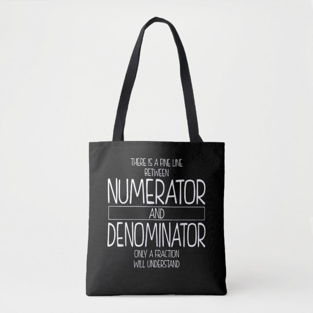 Tote Bag Blague drôle de professeur de mathématiques Hommes (Devant)