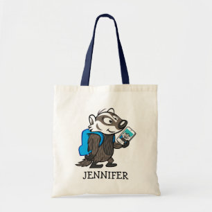 Tote Bag Blaireau Selfie de boomer du raton laveur   de