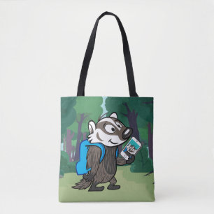 Tote Bag Blaireau Selfie de boomer du raton laveur de