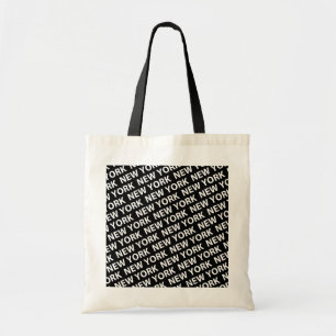 Tote Bag Blanc de type new-yorkais