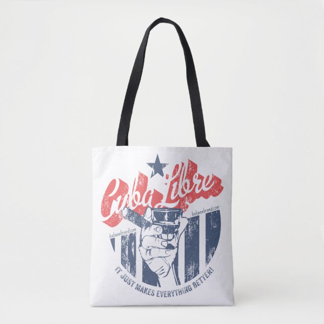 Tote Bag Blanc du Cuba Libre (Devant)