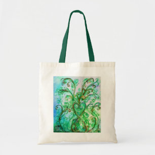 Tote Bag Blanc lumineux de vert bleu de FLOURISHES