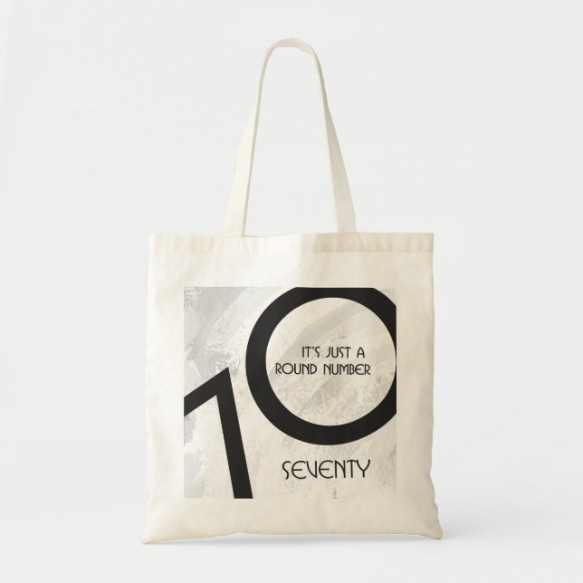 Tote Bag Blancs 70 Anniversaire de la Décennie (Devant)