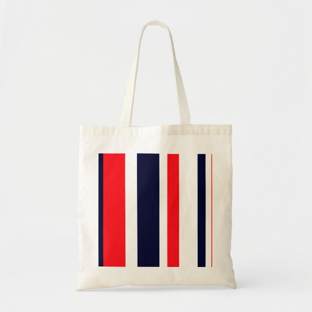 Tote Bag Blancs, Bleus Et Rouges (Devant)