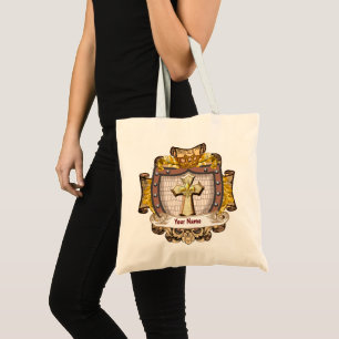 Tote Bag Blason de Famille Aurum Nom de Famille