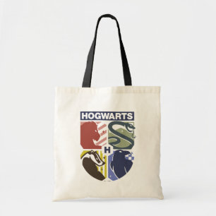 Tote Bag Blason de Poudlard™ vintage estampillé