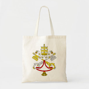 Tote Bag Blason du Vatican Emblème d'art fin de luxe