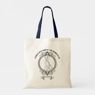 Tote Bag Blason personnalisé de berger allemand vintage - S