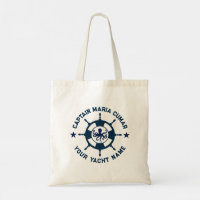 Bleu Blanc Nautique Roue de bateau Octopus Vintage