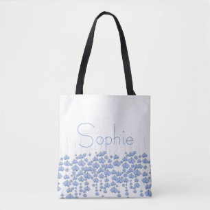 Tote Bag Bleu Butterfly Swarm personnalisée