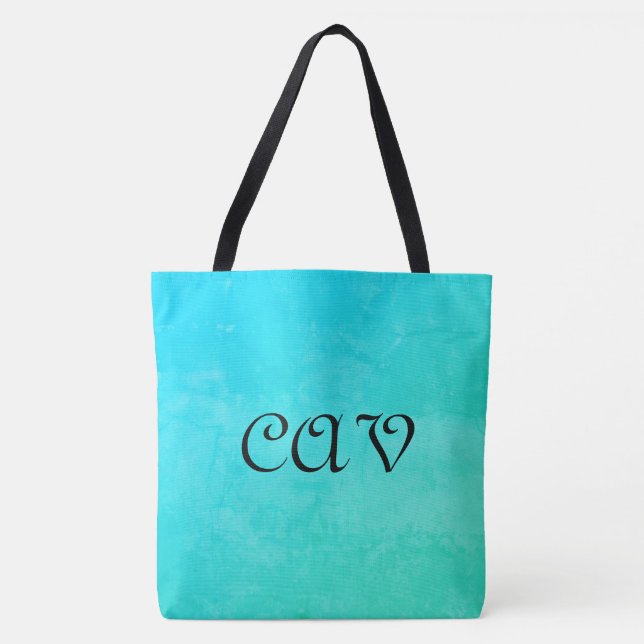 Tote Bag Bleu de Cornflower (Devant)