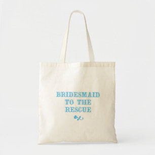 Tote Bag Bleu de Fourre-tout de demoiselle d'honneur