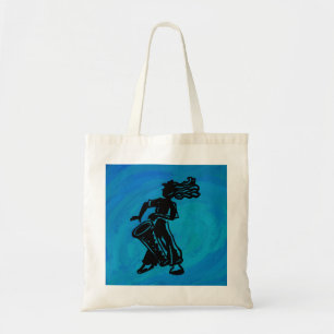 Tote Bag Bleu de tambour de nuits de boogie de New York
