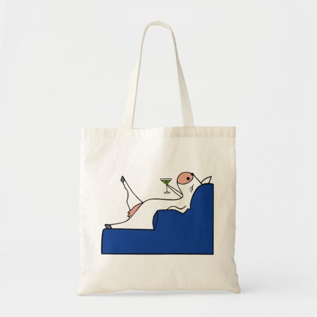 Tote Bag Bleu de vache (Devant)