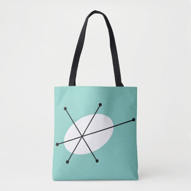 Tote Bag Bleu éblouissant partout à fourre-tout (Devant)