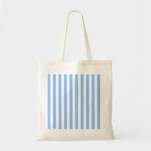 Tote Bag Bleu et blanc rayures de bonbons