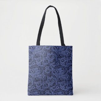 Tote Bag Bleu et noir