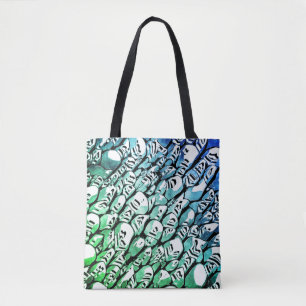 Tote Bag Bleu et vert