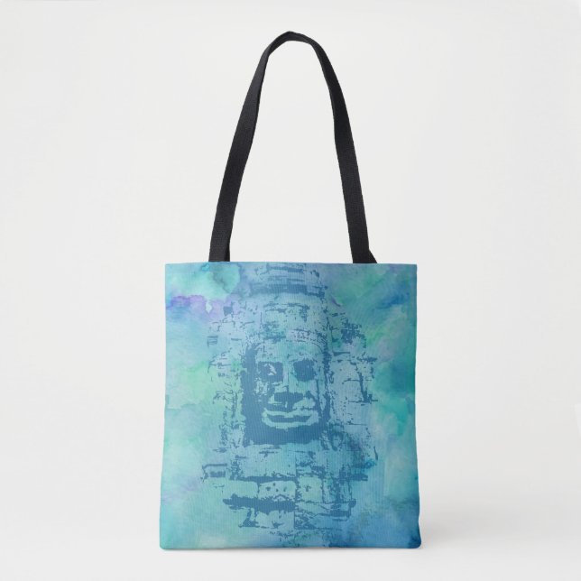 Tote Bag Bleu face Bayon (Devant)