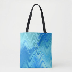 Tote Bag Bleu foncé Abstrait
