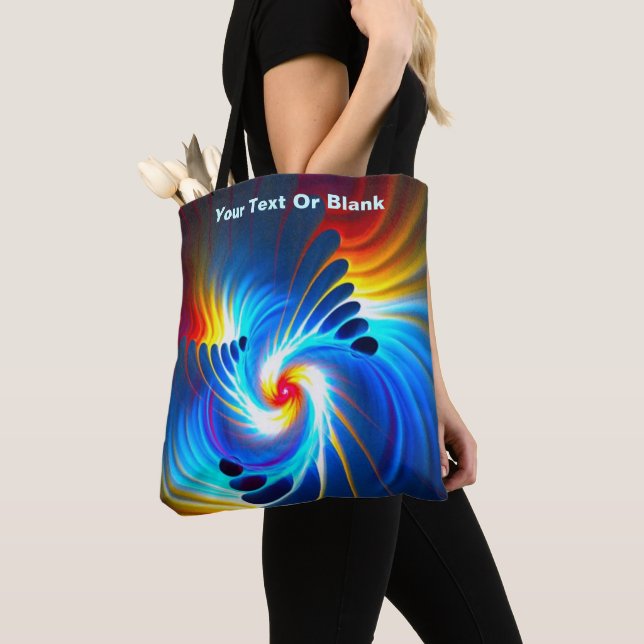 Tote Bag Bleu gravitationnel (De près)