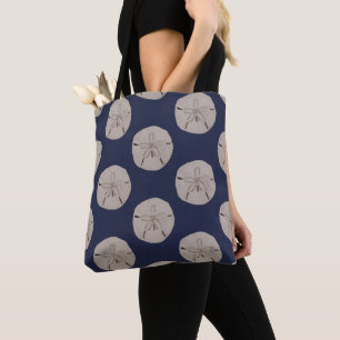 Tote Bag Bleu marine de motif d'illustration du dollar de