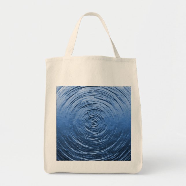 Tote Bag Bleu onduleur (Devant)