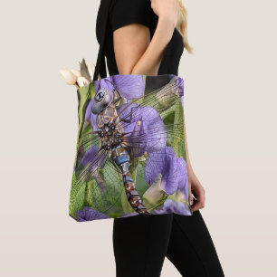 Tote Bag Bleu-Oyé Denton sur Flower