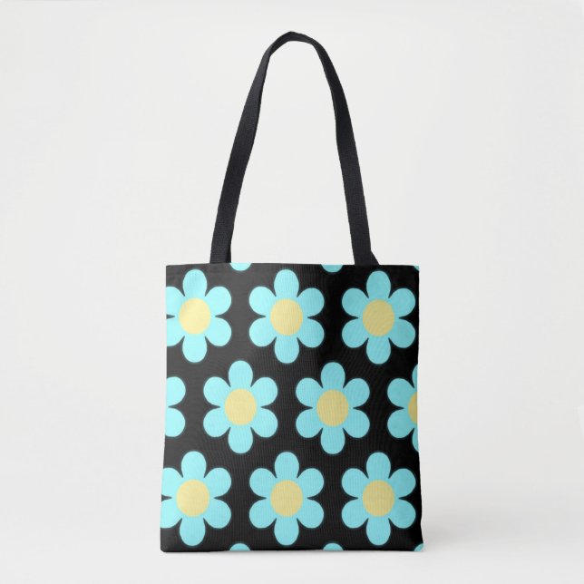 Tote Bag Bleu pâle (Devant)