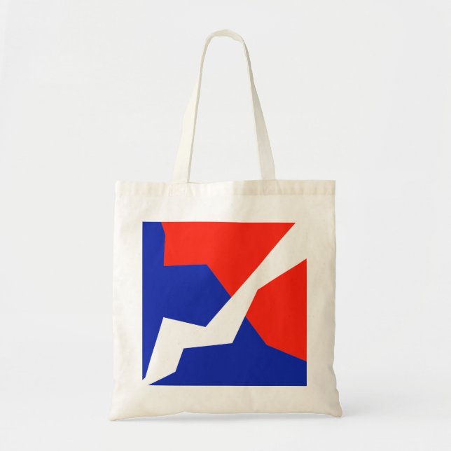 Tote Bag Bleu rouge blanc (Devant)