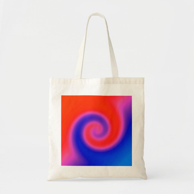 Tote Bag Bleu rouge de l'éperon (Devant)