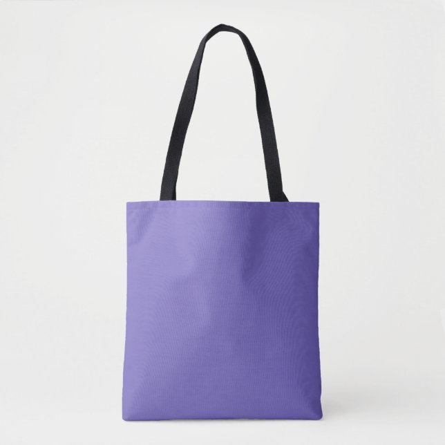 Tote Bag Bleu-violet (Crayola)(couleur unie)  (Devant)