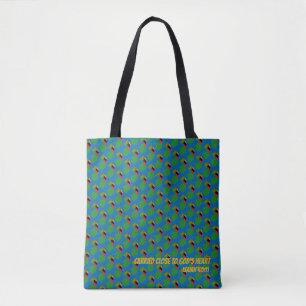 Tote Bag Bleu ZAMBIE DRAPEAU Isaïe Écriture chrétienne