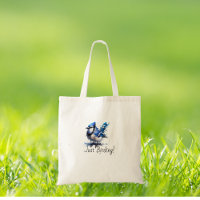 BLEUE/BLANC Simple Oiseau -Jay Bleu