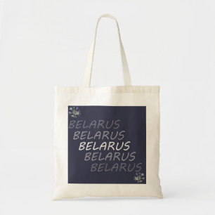 Tote Bag Bleuet National Biélorusse