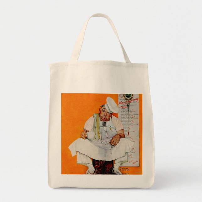 Tote Bag Bleus de jour de thanksgiving (Devant)