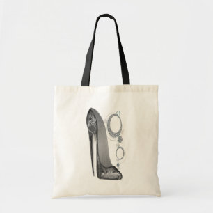 Tote Bag Bling et art stylet super de chaussure
