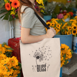 Tote Bag Blissant Dandelion Serenity Stylish