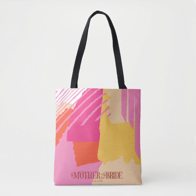Tote Bag Bloc de couleur Mère de la mariée Été ID740 (Devant)