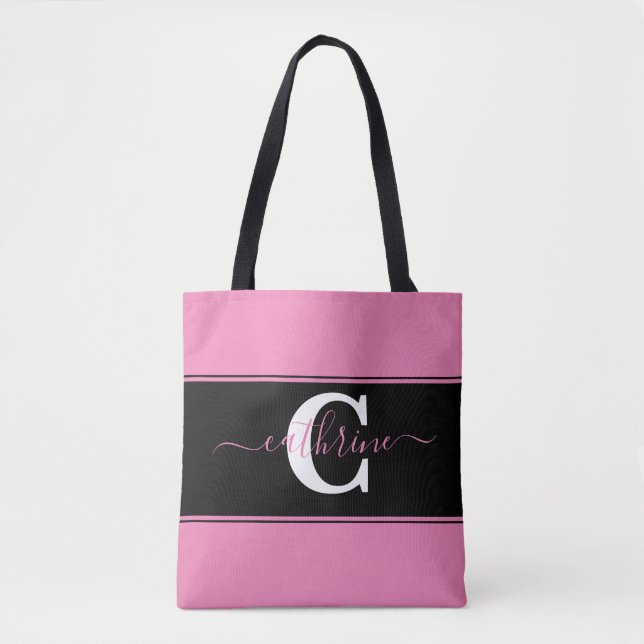 Tote Bag Bloc de couleur personnalisé  (Devant)