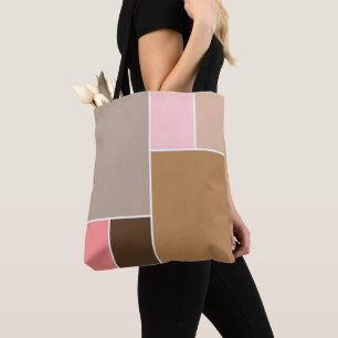 Tote Bag Blocs de couleurs de coquillage