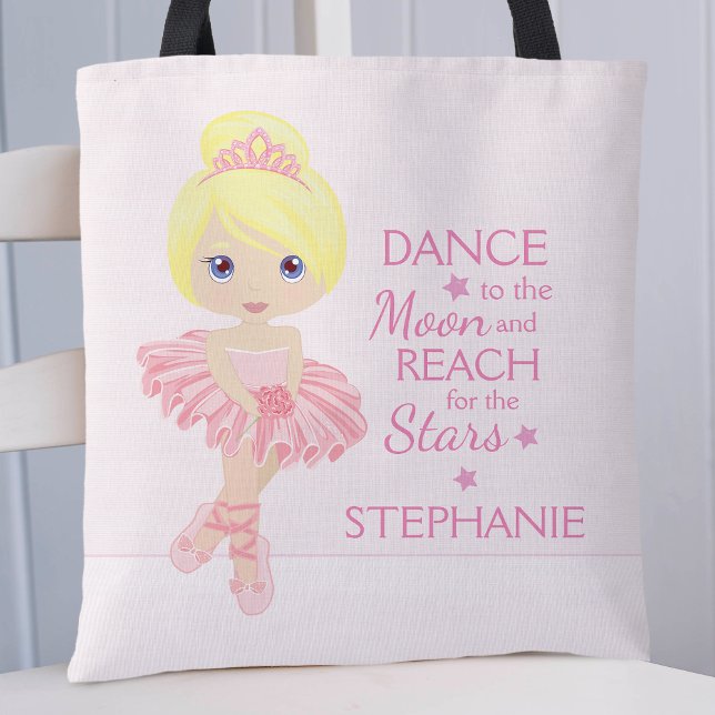 Tote Bag Blonde Ballerina Personalized (Créateur téléchargé)