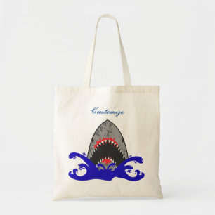 Tote Bag Bloody Shark Jaws Thunder_Cove