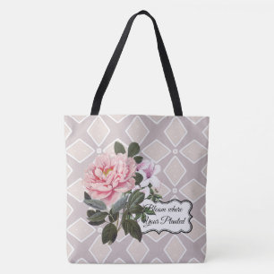 Tote Bag Bloom où votre mode géométrique planté Fourre-tout
