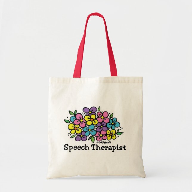 Tote Bag Blooms du orthophoniste1 (Devant)
