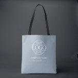 Tote Bag Blue Business Corporate Company Logo Promotional<br><div class="desc">Boost your business's professional image with chic Scandinavian Dusty Blue Corporate Logo Tote Bag. Durable and spacious, it's the ideal accessory for your advertising and business promotion. Imprint your logo for a stylish brand statement. Versatile and timeless, this tote effortlessly blends into any corporate setting. Elevate your brand with this...</div>