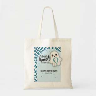 Tote Bag Blue Ghost Little Boo est presque dû Baby shower