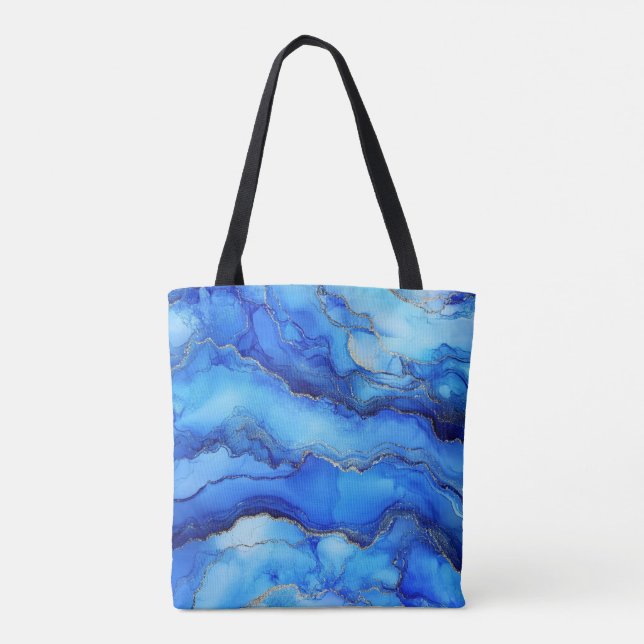 Tote Bag Blue Gold Fourre-tout (Dos)