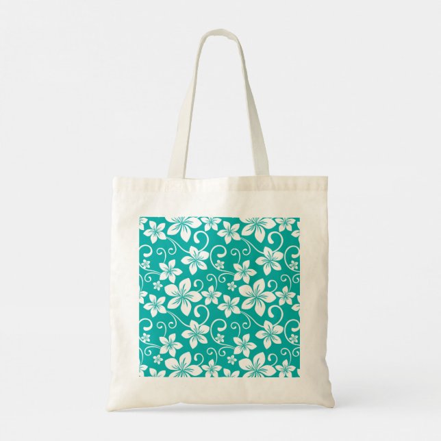 TOTE BAG BLUE HAWAII (TURQUOISE) (Dos)