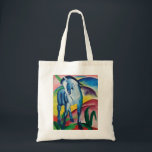 Tote Bag Blue Horse I par Franz Marc<br><div class="desc">Blue Horse I de Franz Marc. Visitez mon magasin pour un design plus intéressant et plus de choix de couleurs => zazzle.com/colorfulworld*</div>
